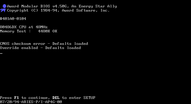 PVI-486AP4 screenshot