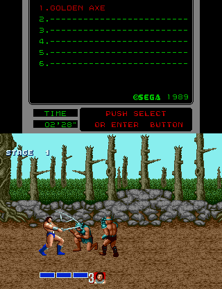 Golden Axe [Model 25] screenshot
