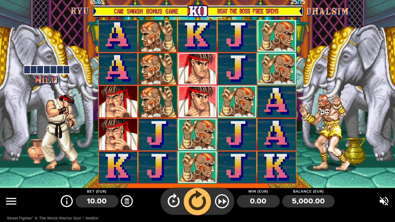 Street Fighter II - The World Warrior Slot screenshot