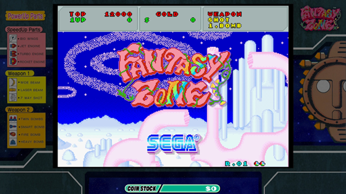 Sega Ages: Fantasy Zone screenshot