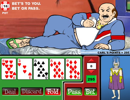 Carl's Freakin' Strip Poker screenshot