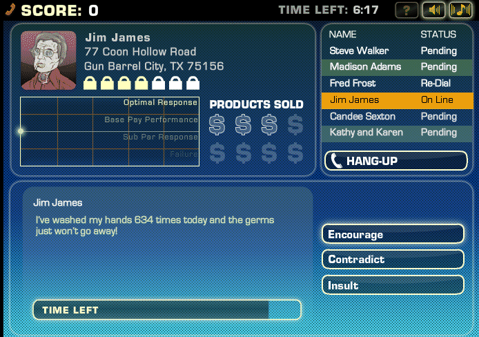 Fantasy Telemarketer screenshot