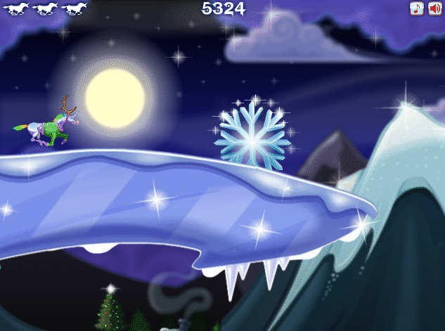 Robot Unicorn Attack - Christmas screenshot