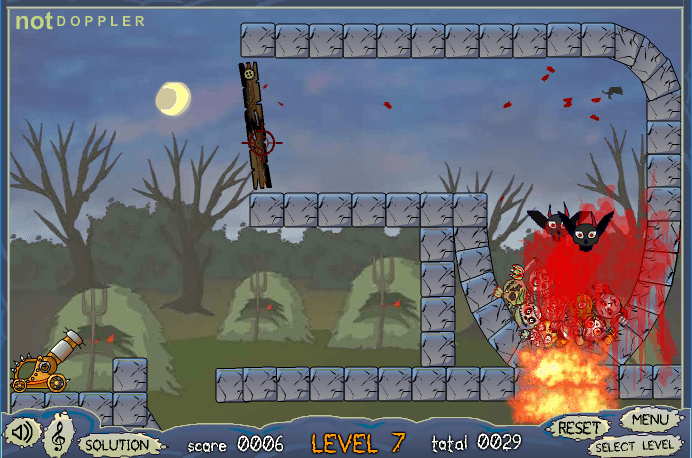Roly-Poly Cannon - Bloody Monsters Pack screenshot