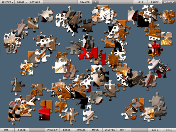 Daily Jigsaw Space screenshot