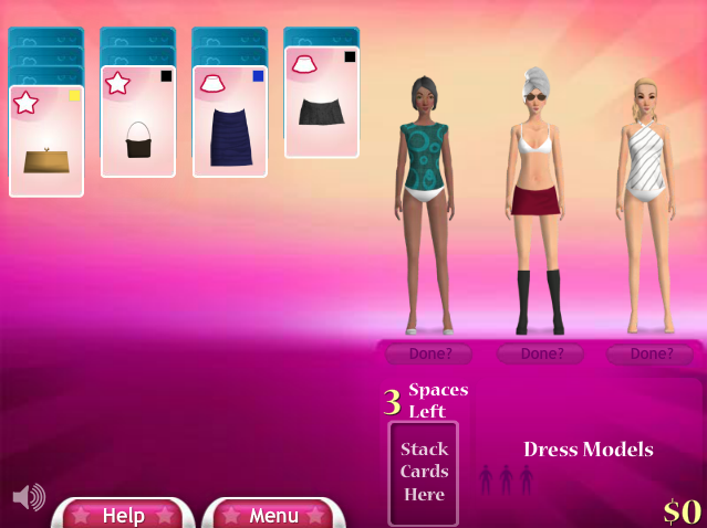 Fashion Solitaire screenshot