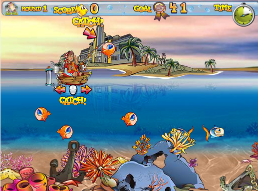 Fishing Craze, Adobe Flash game by Shockwave(200?)