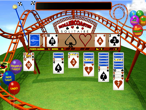 Rollercoaster Solitaire screenshot