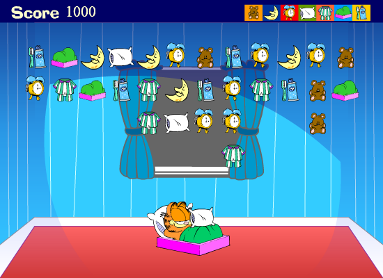 Garfield's Bedtime Match-Up screenshot