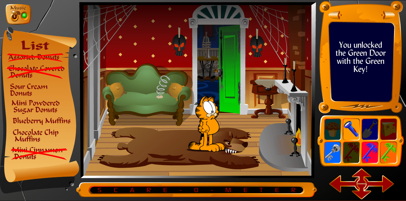 Garfield's Scary Scavenger Hunt screenshot