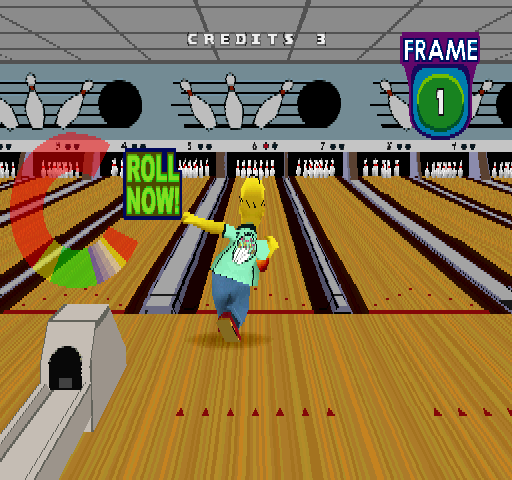 The Simpsons Bowling [Model GQ829] screenshot