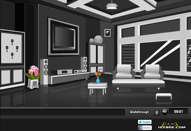 Black White Room Escape screenshot