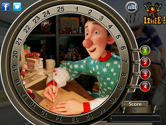 Arthur Christmas - Find the Numbers screenshot