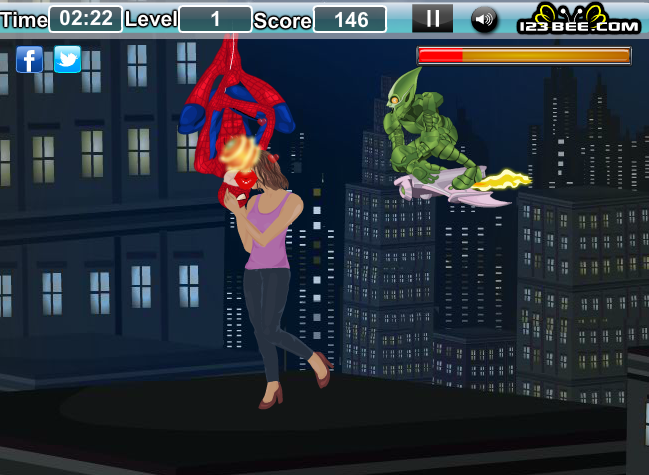 Amazing Spiderman Kiss screenshot