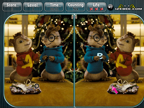 Alvin and the Chipmunks - Spot the Difference screenshot