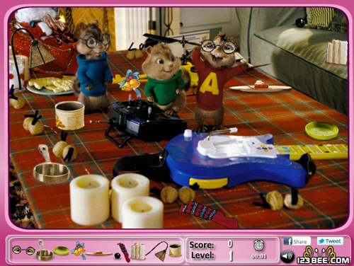Alvin and the Chipmunks - Hidden Objects screenshot