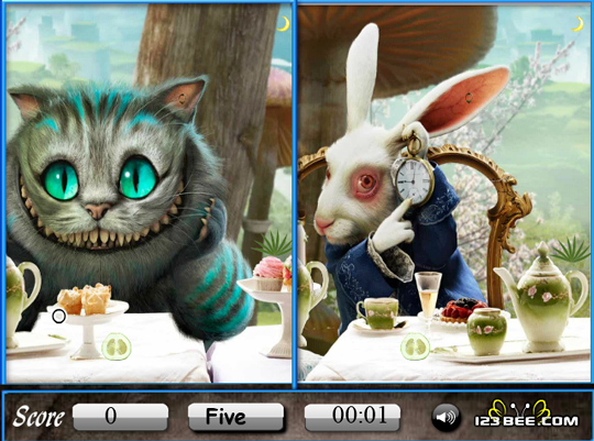 Alice in Wonderland Similarities screenshot