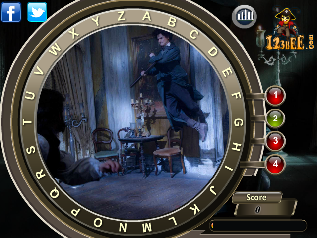 Abraham Lincoln Vampire Hunter - Find the Alphabets screenshot