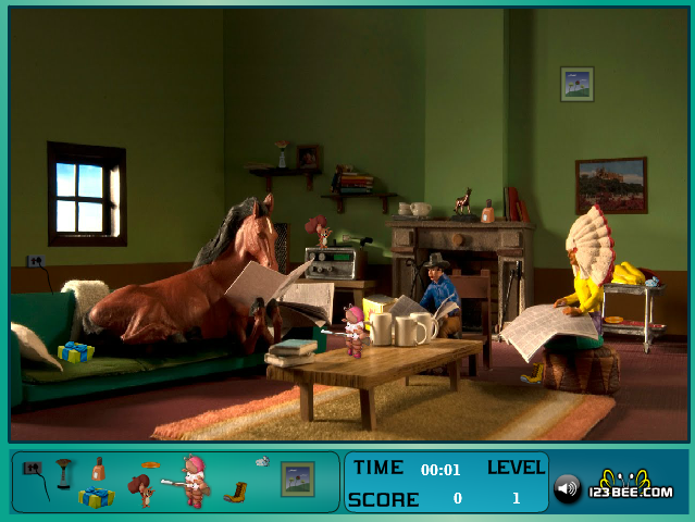 A Town Called Panic - Hidden Objects screenshot