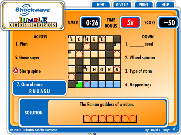Jumble Crosswords screenshot