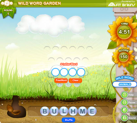 Wild Word Garden screenshot
