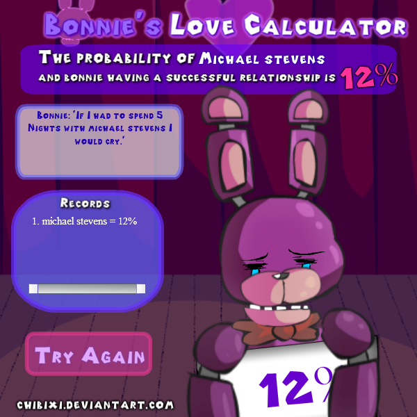 Bonnie's Love Calculator screenshot