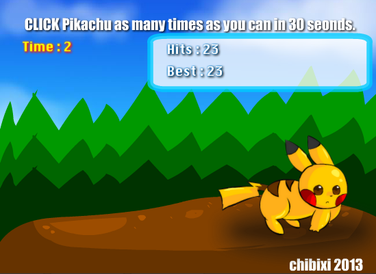 Catch the Pikachu! screenshot