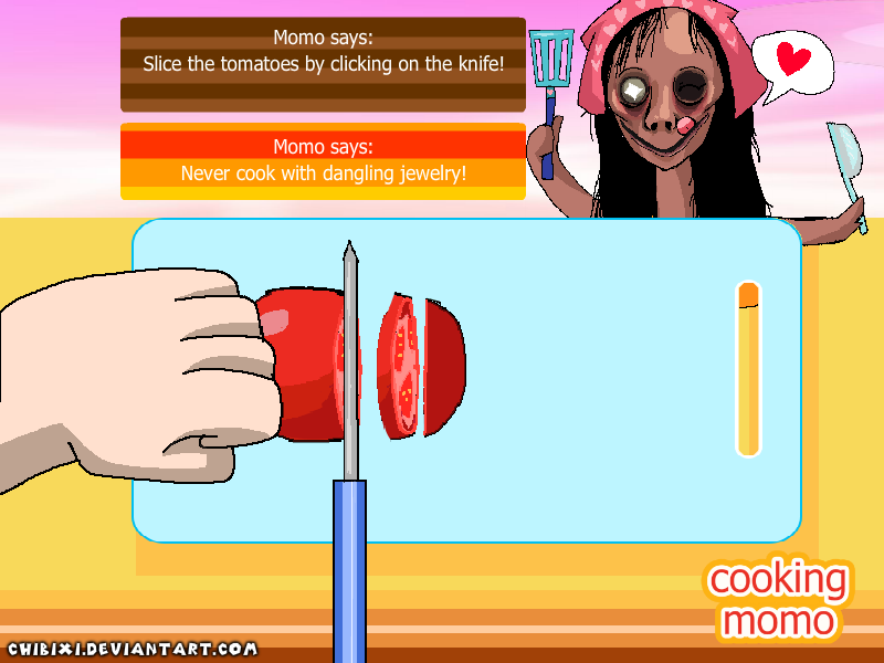 Cooking Momo - The Wholesome Momo Challenge screenshot