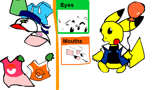 Dress Up Pikachu screenshot