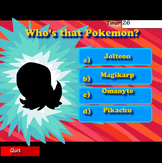 Extreme Who's That Pokemon? screenshot