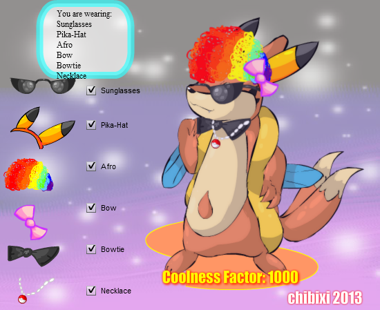 Floatzel Dress Up screenshot