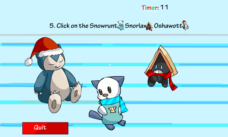 The Poke-Moron Test Winter Edition screenshot