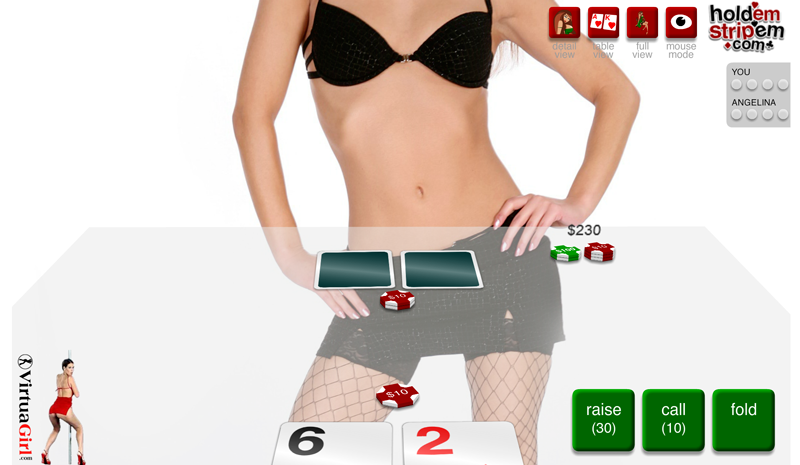 Hold'em Strip'em Angelina screenshot