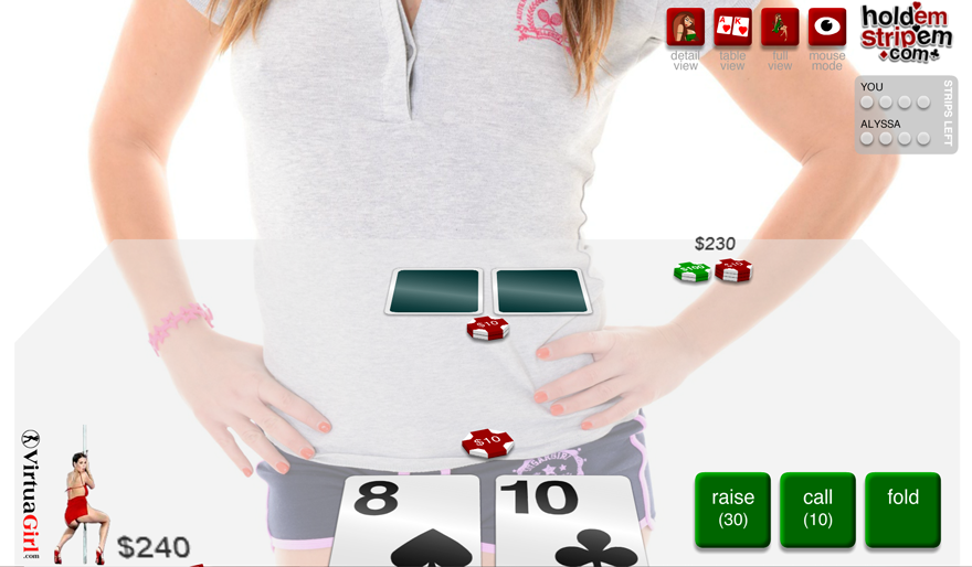 Hold'em Strip'em Alyssa R screenshot