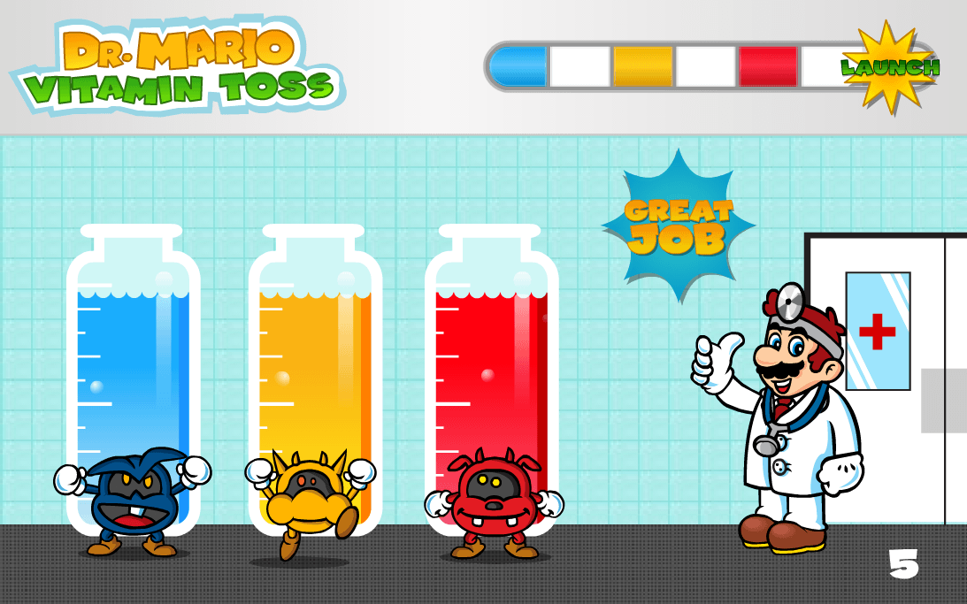 Dr. Mario Vitamin Toss screenshot