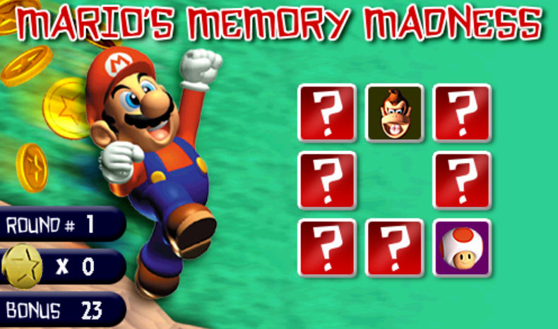 Mario's Memory Madness screenshot