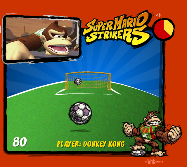 Super Mario Strikers Advergame screenshot