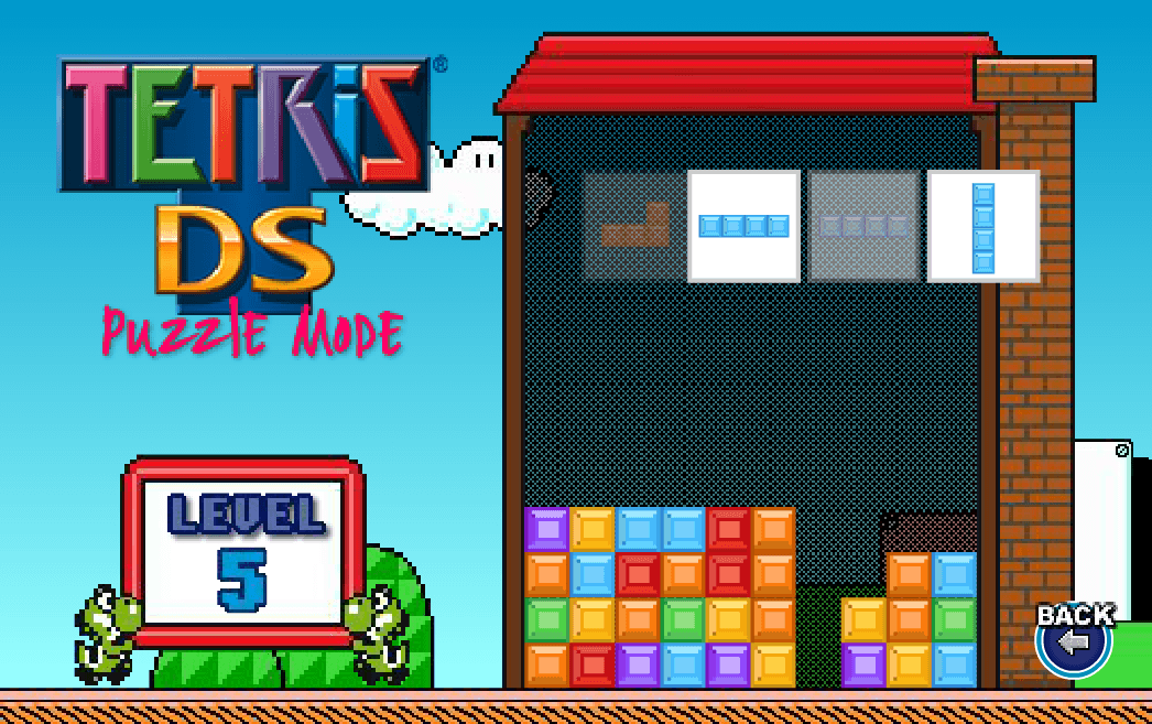 Tetris DS - Puzzle Mode screenshot