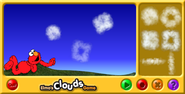Elmo's Clouds Game screenshot