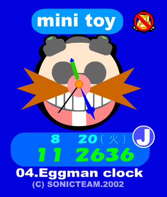 Eggman clock screenshot