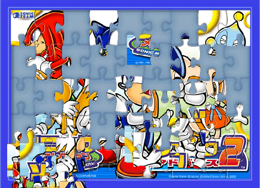 Sonic Jigsaw Puzzle 2 screenshot