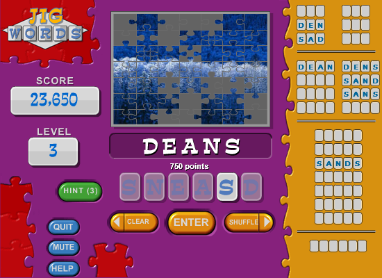 Jig Words screenshot