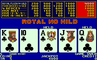 Deuces Wild Poker [Model X000190P] screenshot