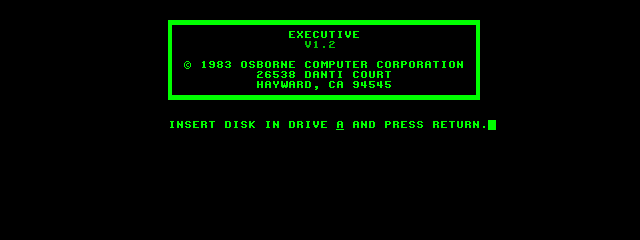 Executive screenshot