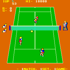 Super Doubles Tennis screenshot