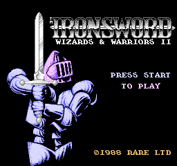 IronSword - Wizards & Warriors II [Model NES-IR-UKV] screenshot