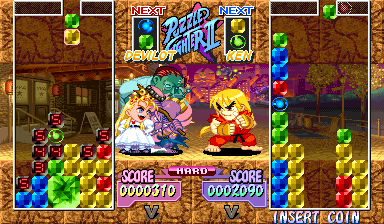 Super Puzzle Fighter II Turbo [Blue Board] screenshot