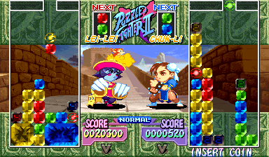 Super Puzzle Fighter II X [Green Board] screenshot