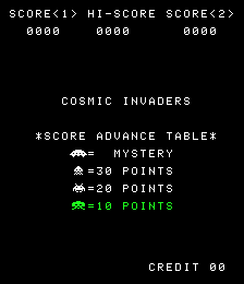 Cosmic Invaders screenshot