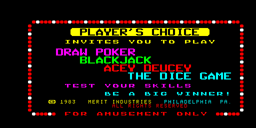 Player's Choice screenshot